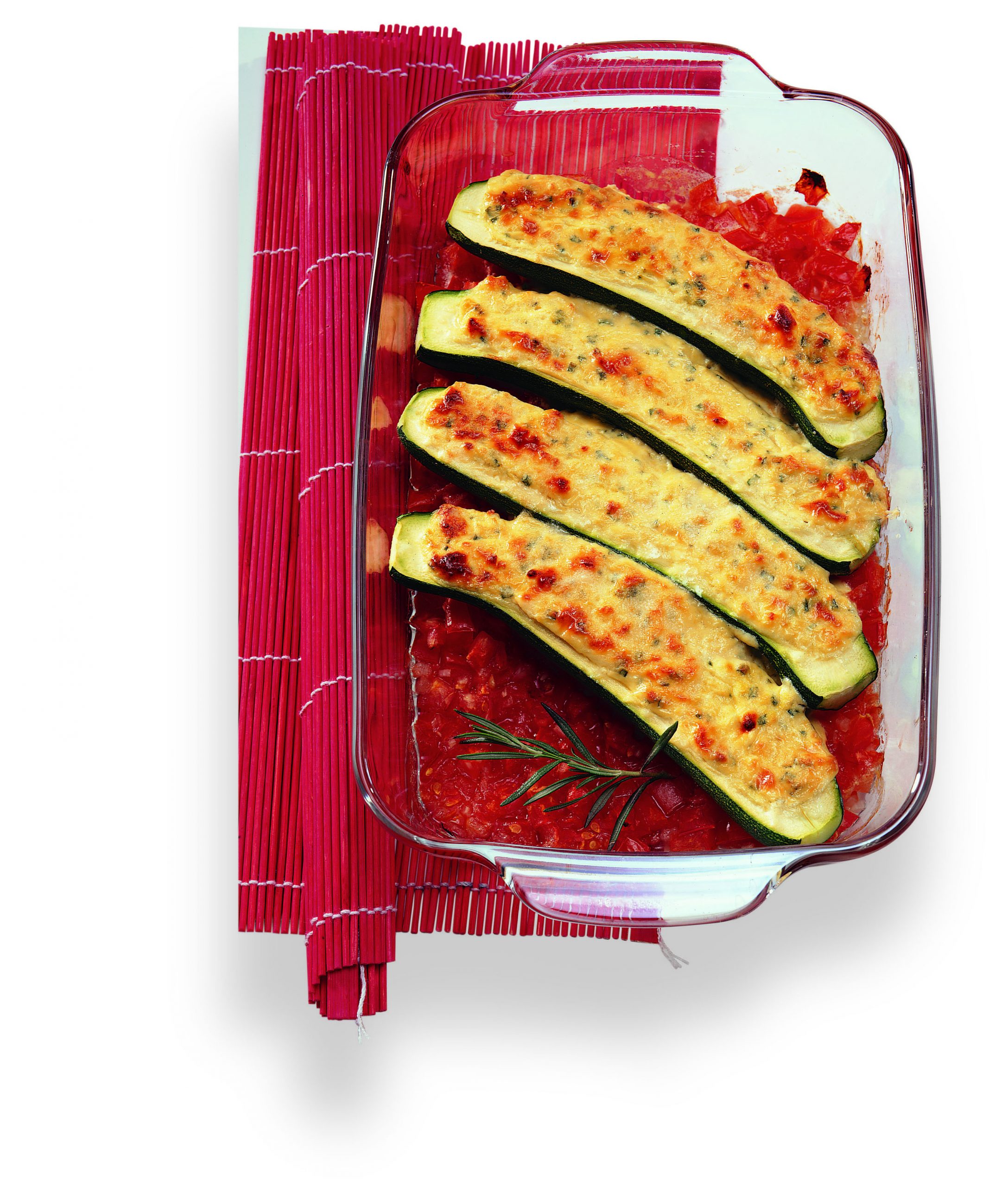 Barquettes de courgettes et fromage frais