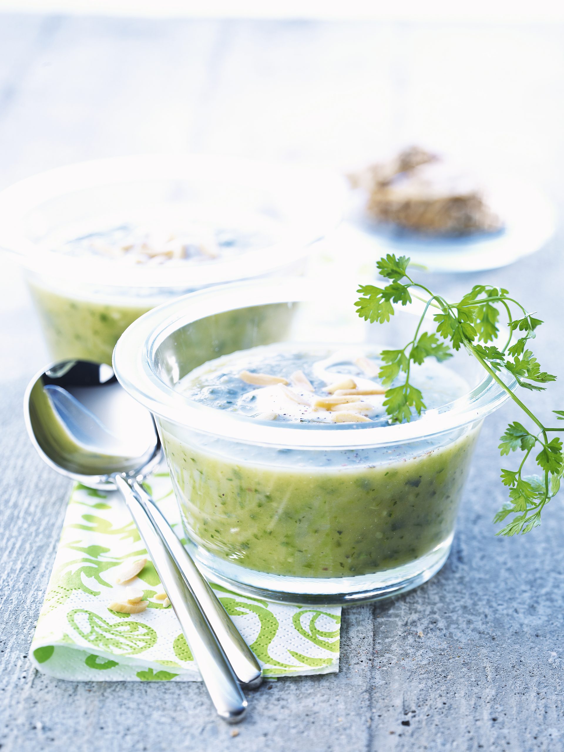 Potage aux courgettes