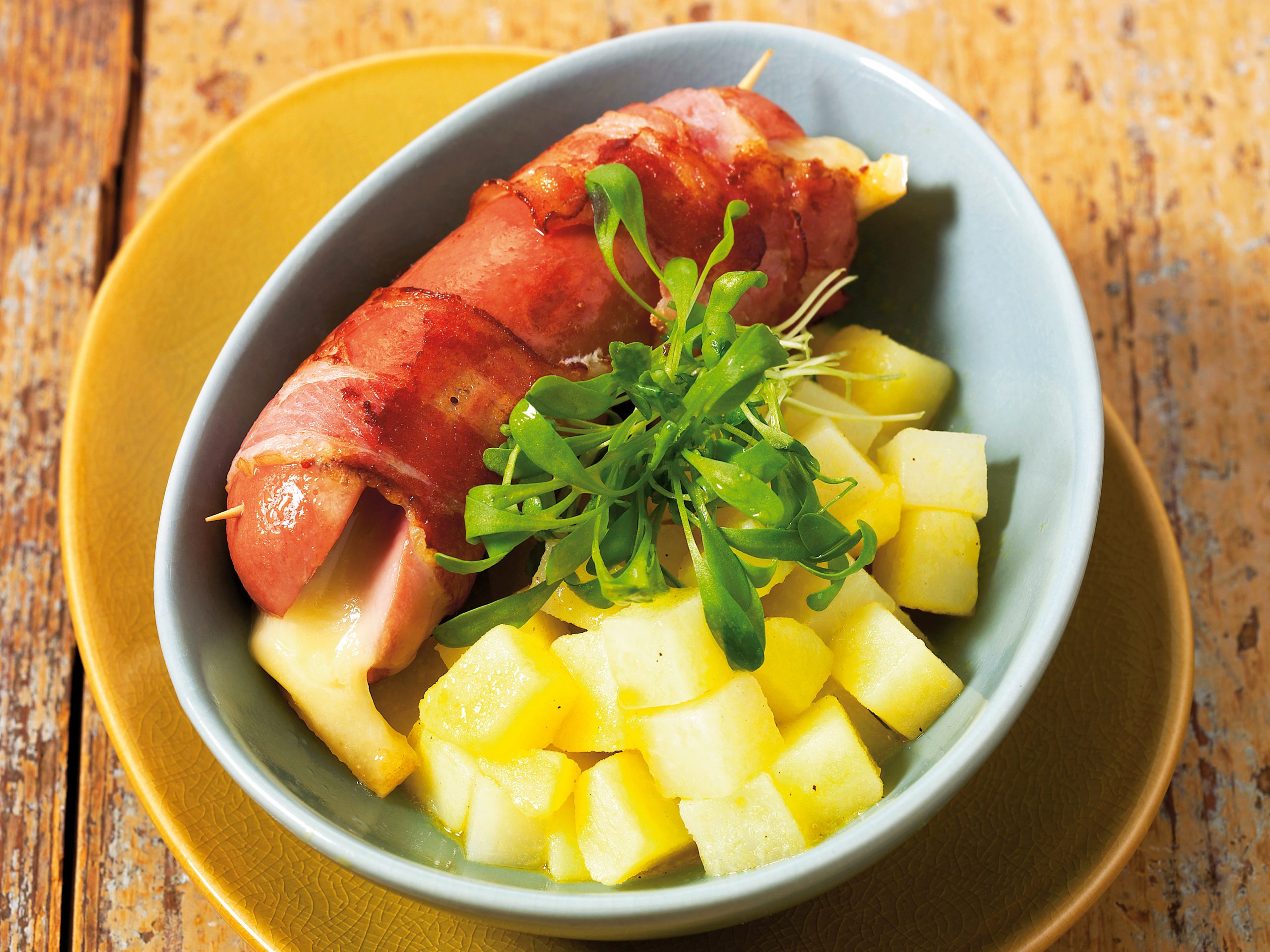 Züri-Krebse mit Gemüsesalat