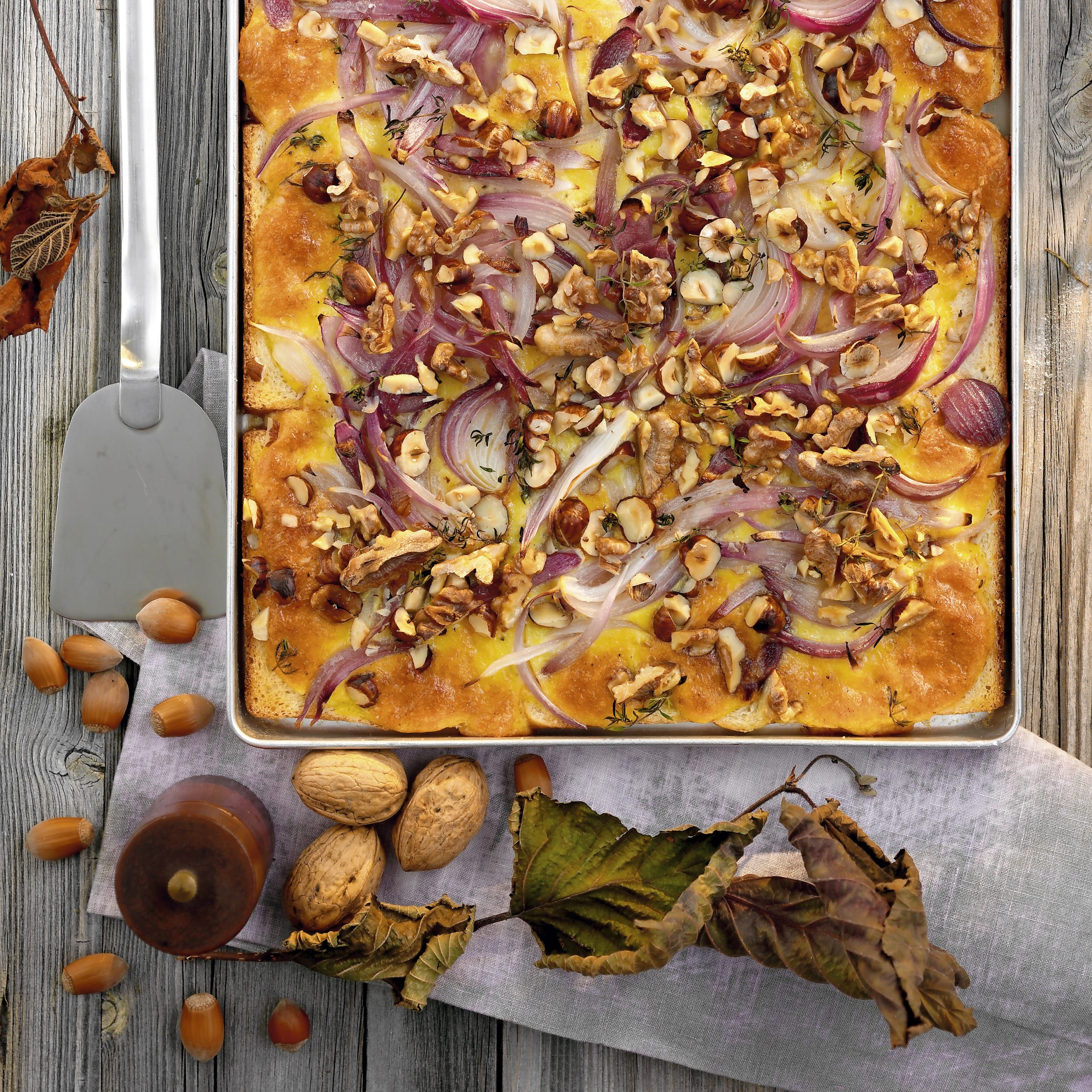 Tarte noix-oignon