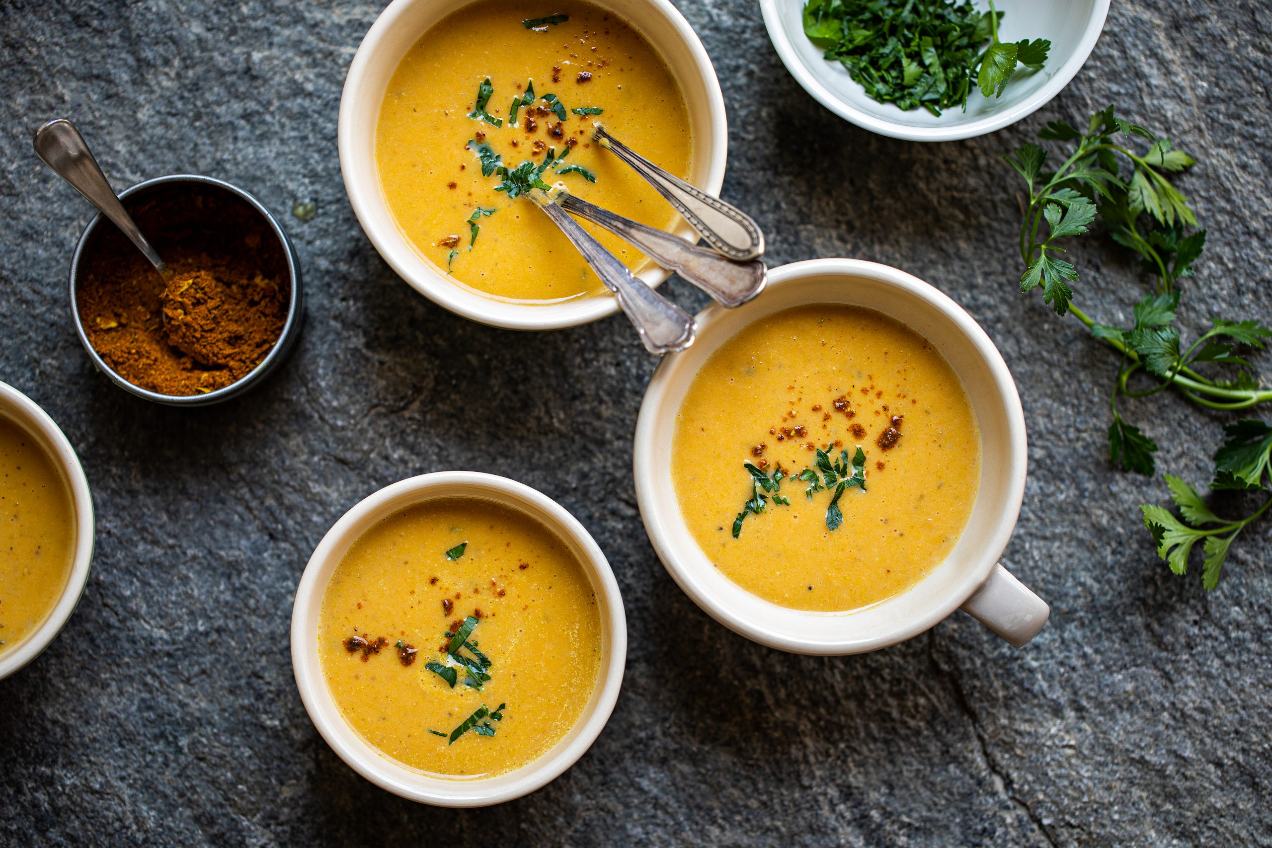 Süsskartoffelsuppe mit Ingwer - Rezept | Swissmilk