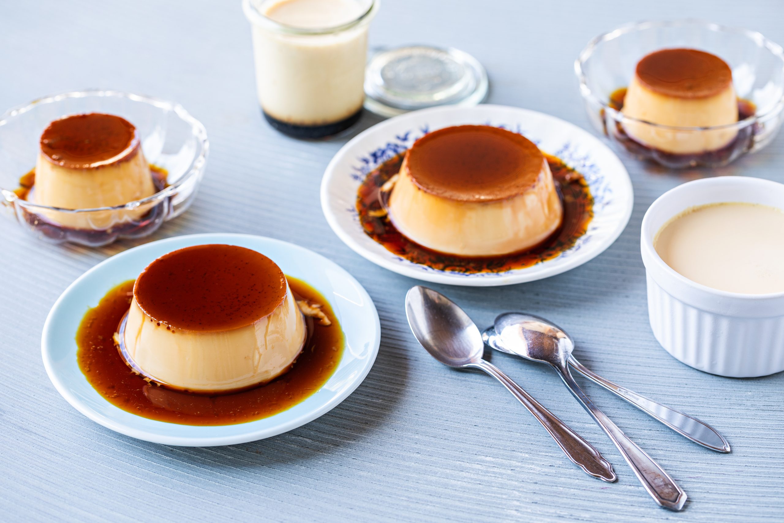Flans caramel