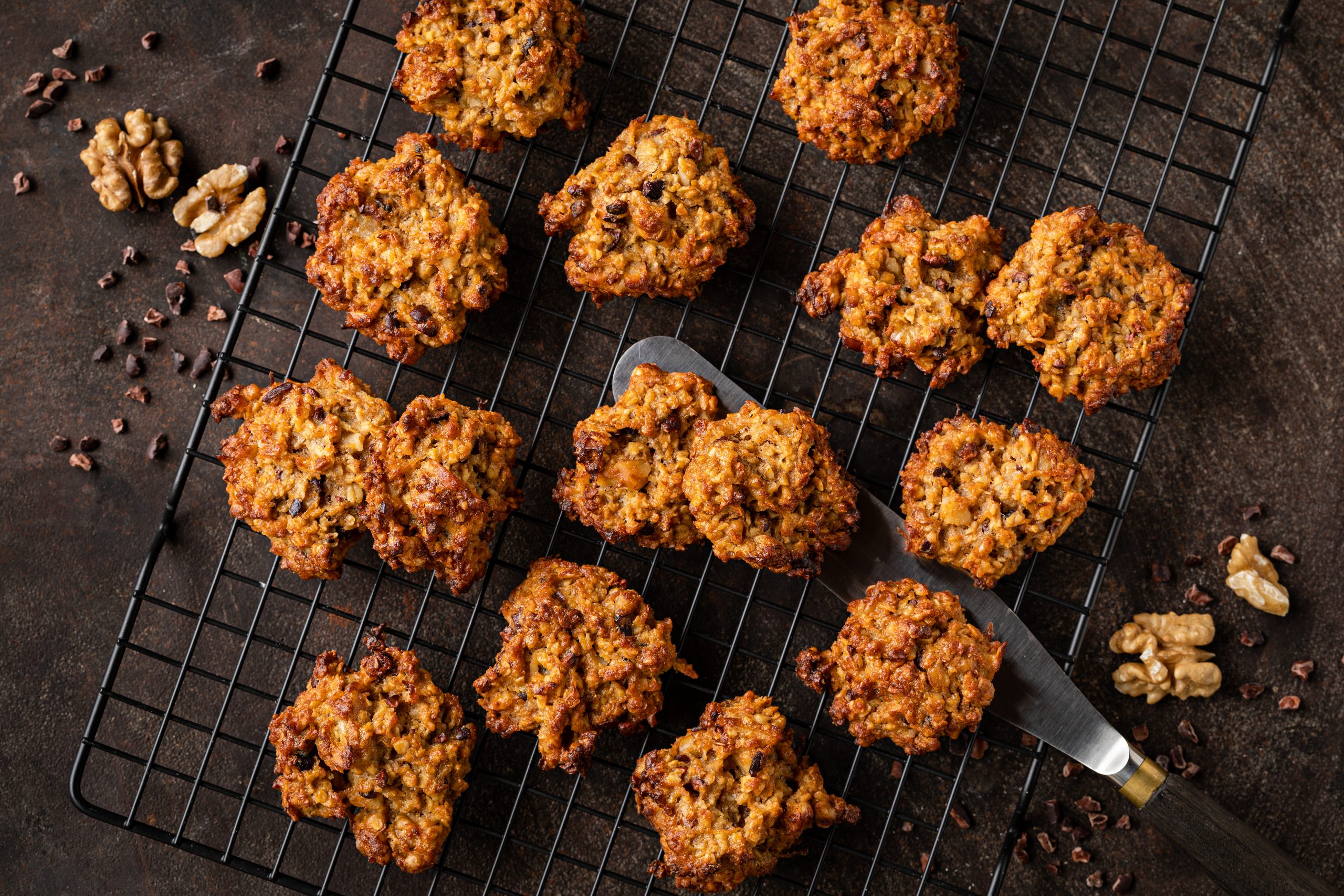 Cookies aux flocons d'avoine et à la courge (biscuits sans sucre)
