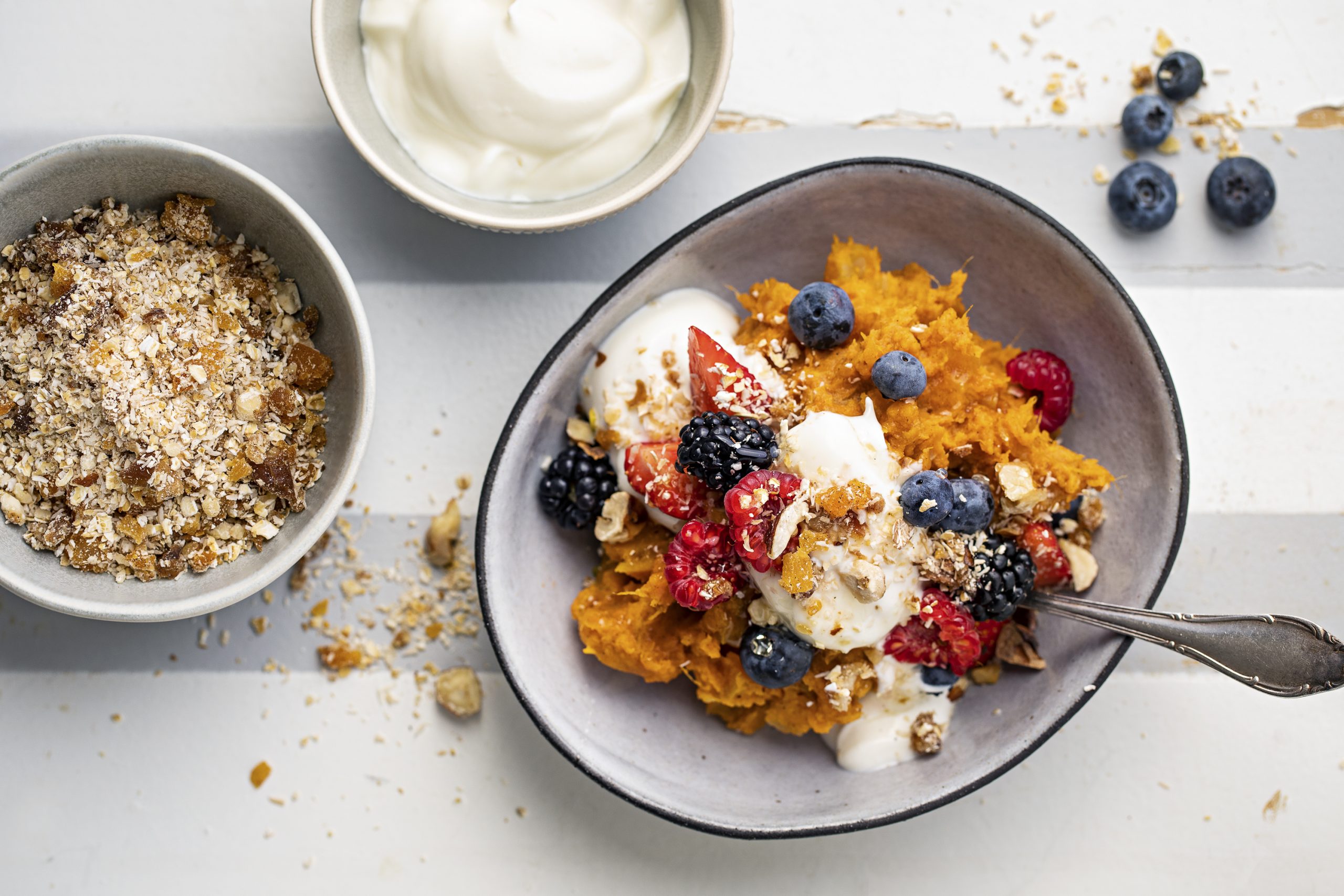 Breakfast bowl patate douce et rawnola