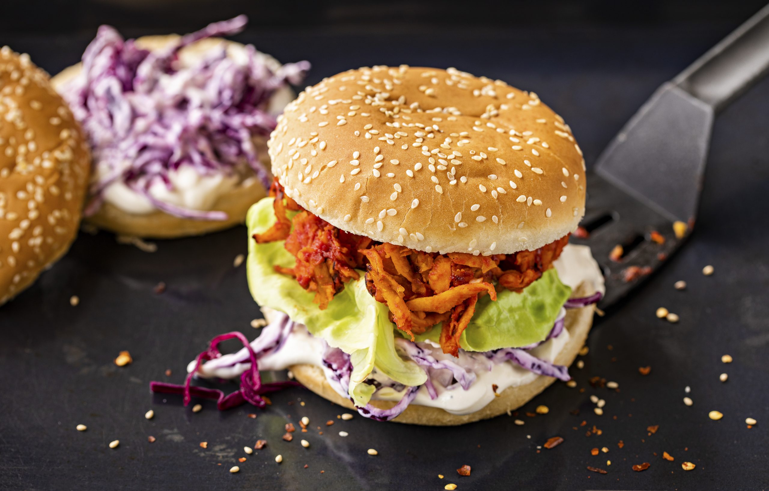 Süsskartoffel-BBQ-Burger
