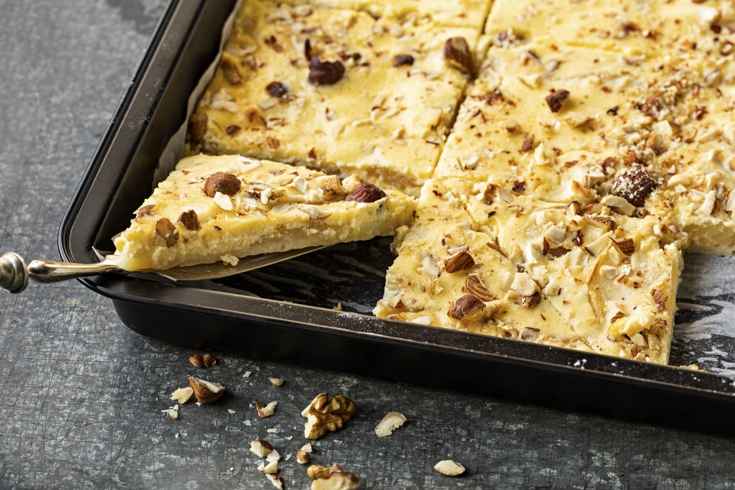 Vanille-Quark-Birnen-Ecken