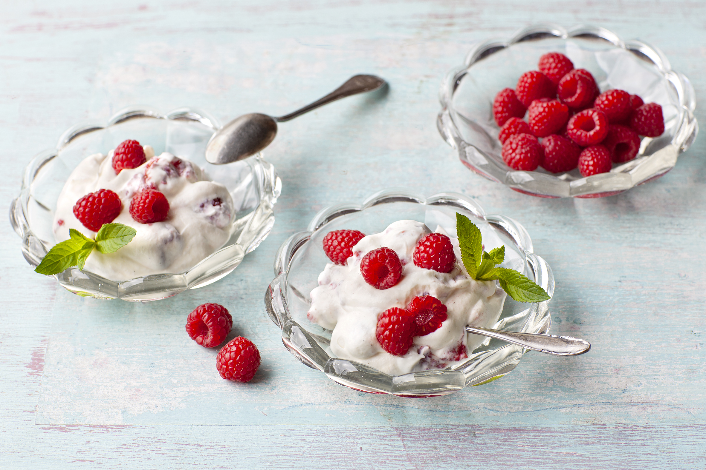 Crème à la framboise