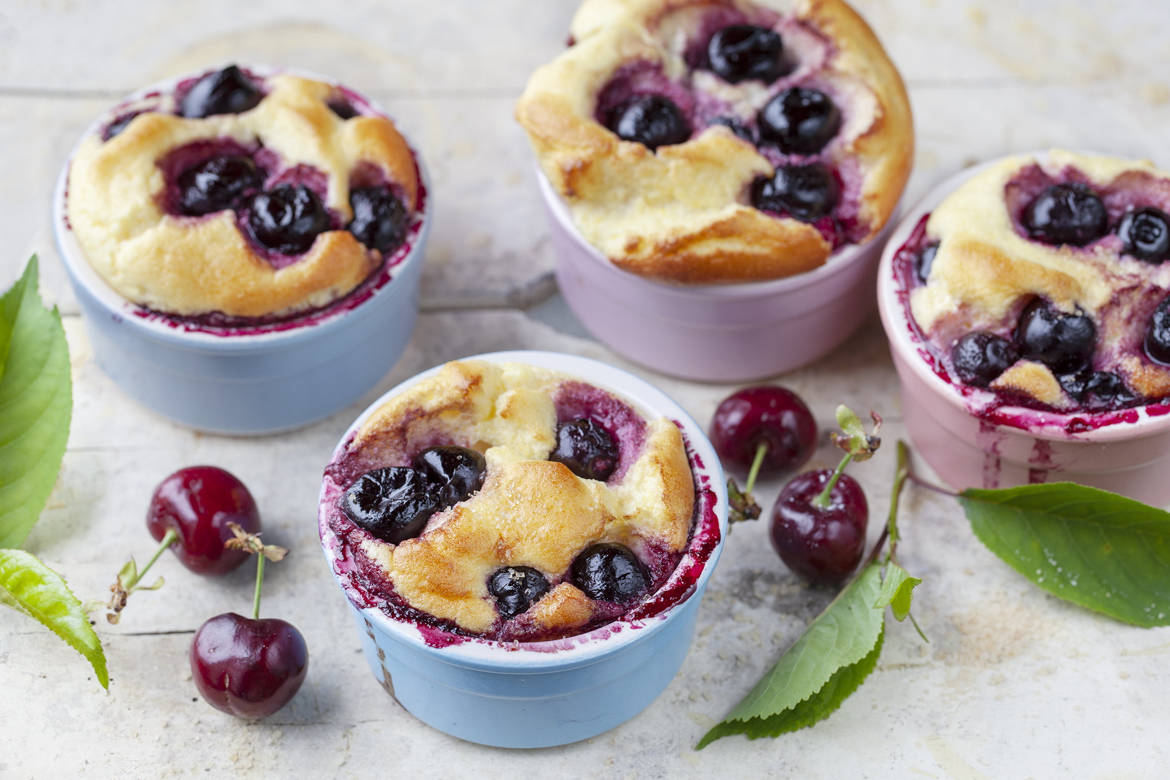 Kirschen-Soufflé