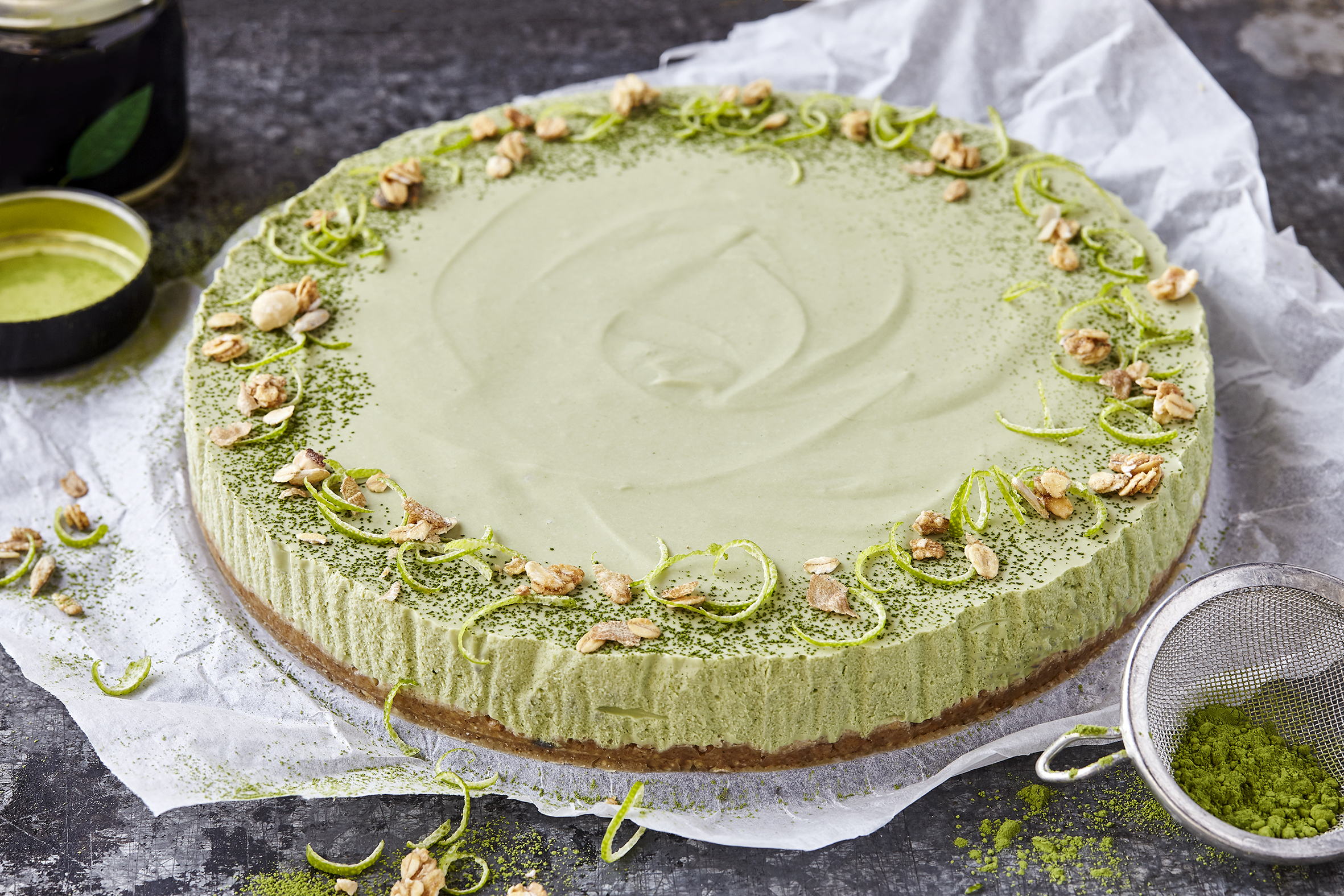 Matcha Cheesecake (ohne backen)