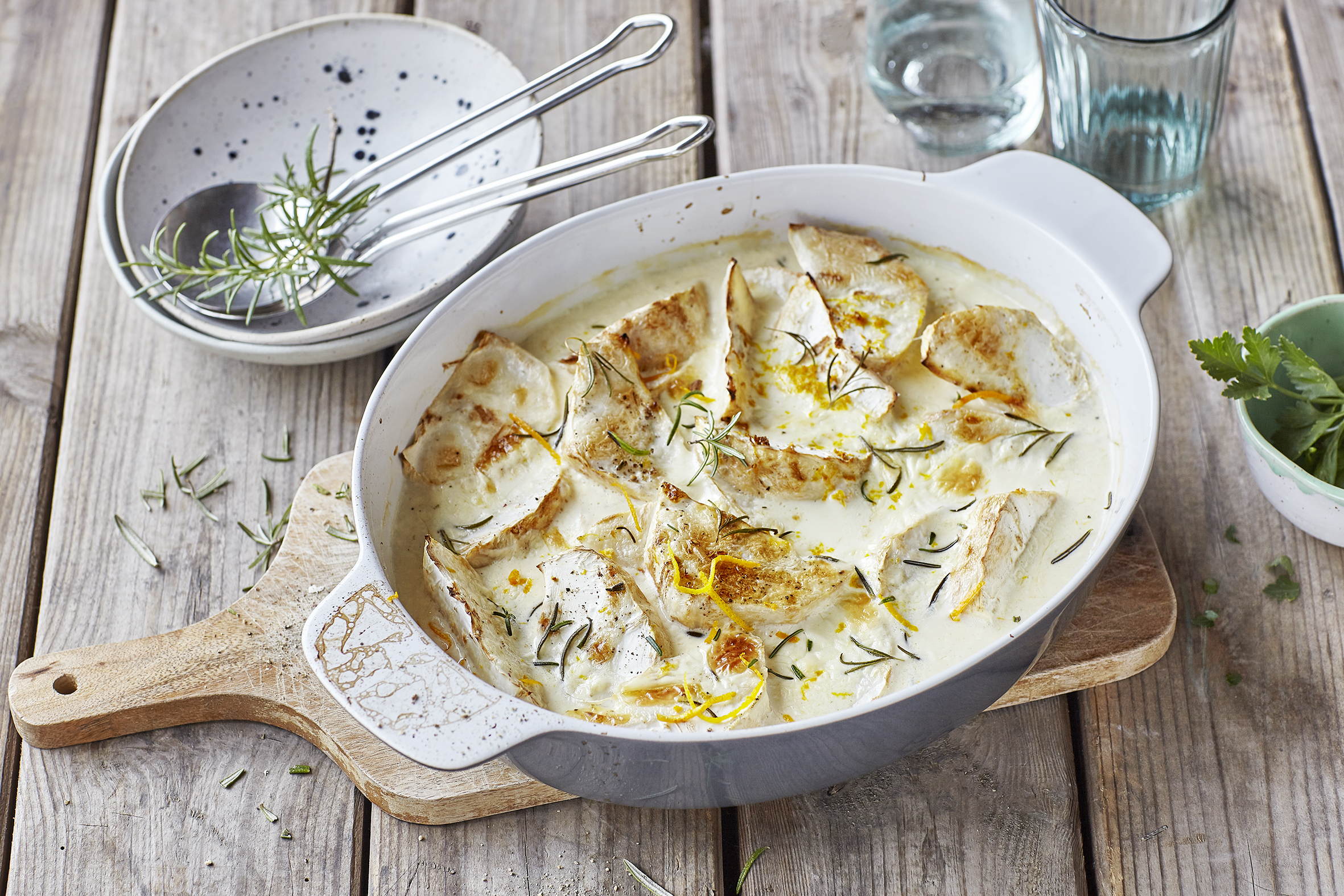 Gratin de céleri à la crème (low carb)