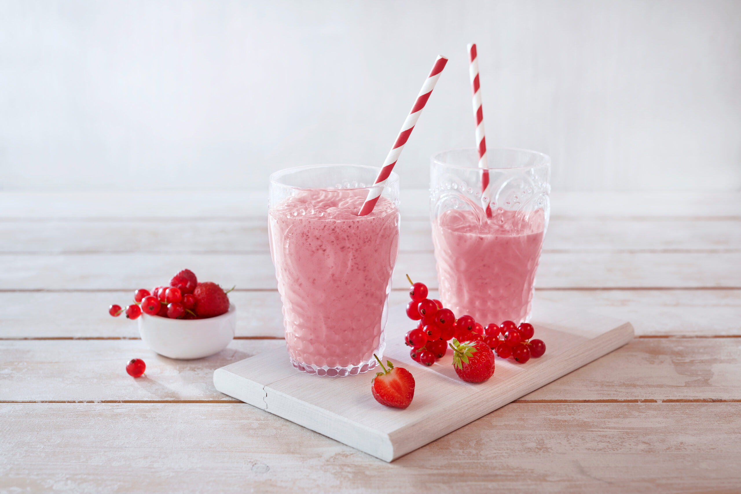 Milkshake de récupération aux fruits rouges