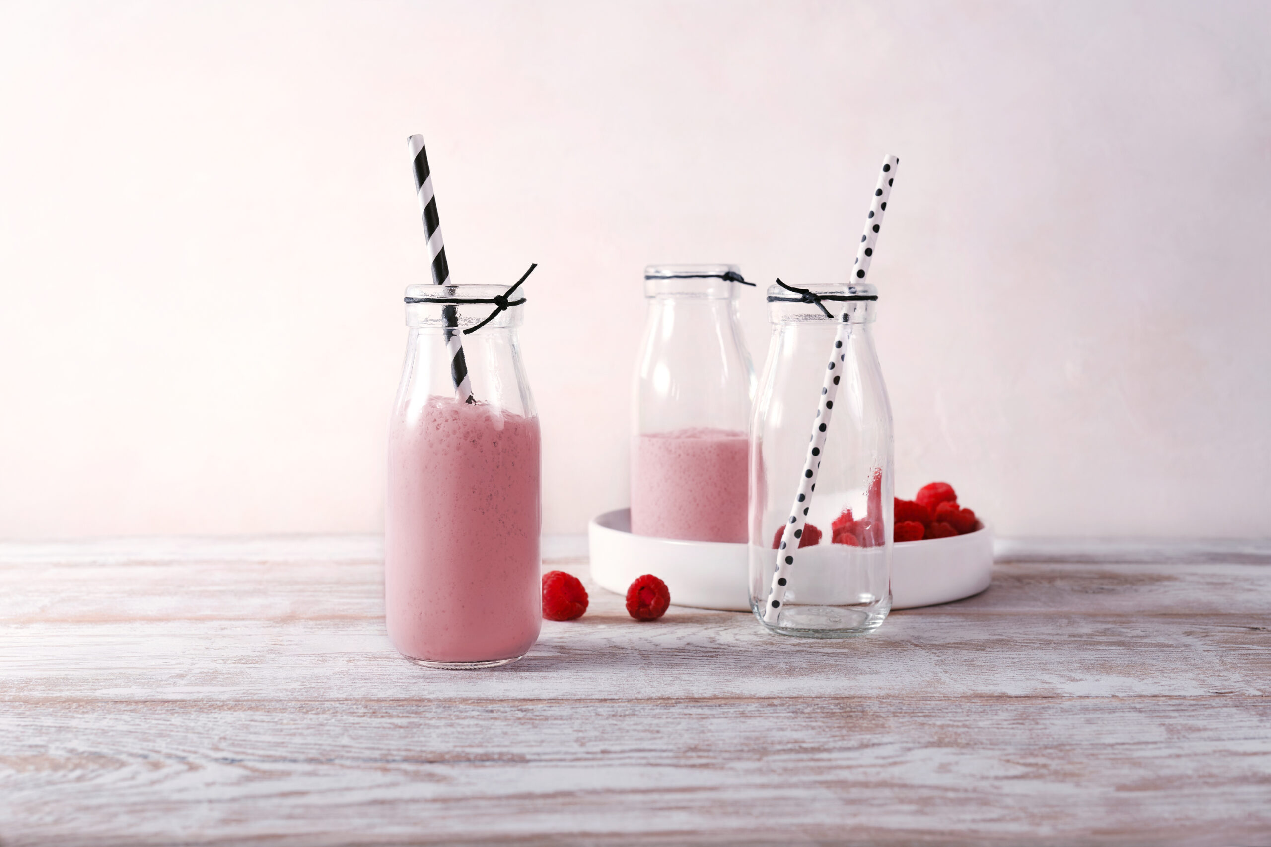 Milkshake de récupération au skyr, aux fruits rouges et aux noix