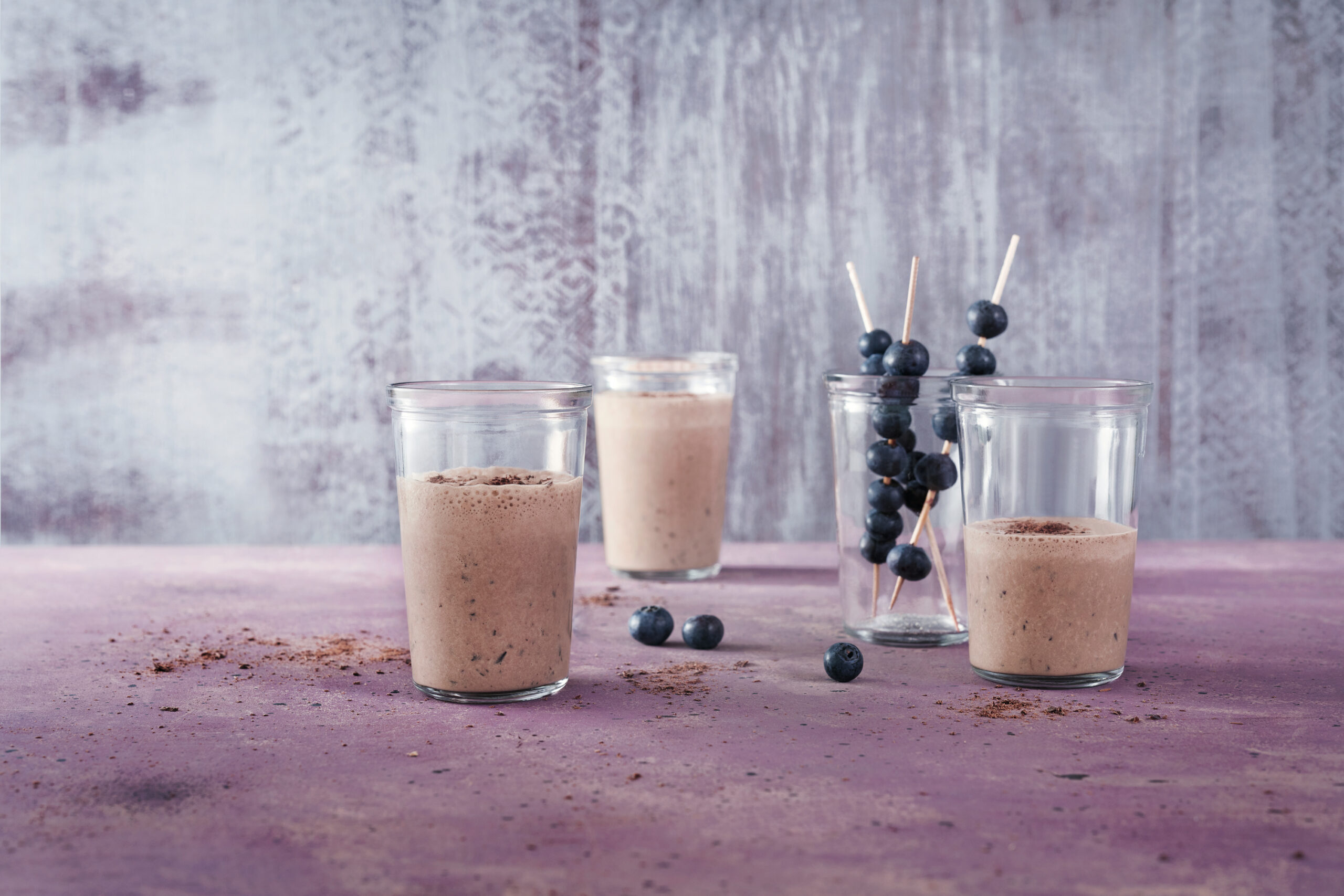 Milkshake de récupération aux fruits rouges et au chocolat
