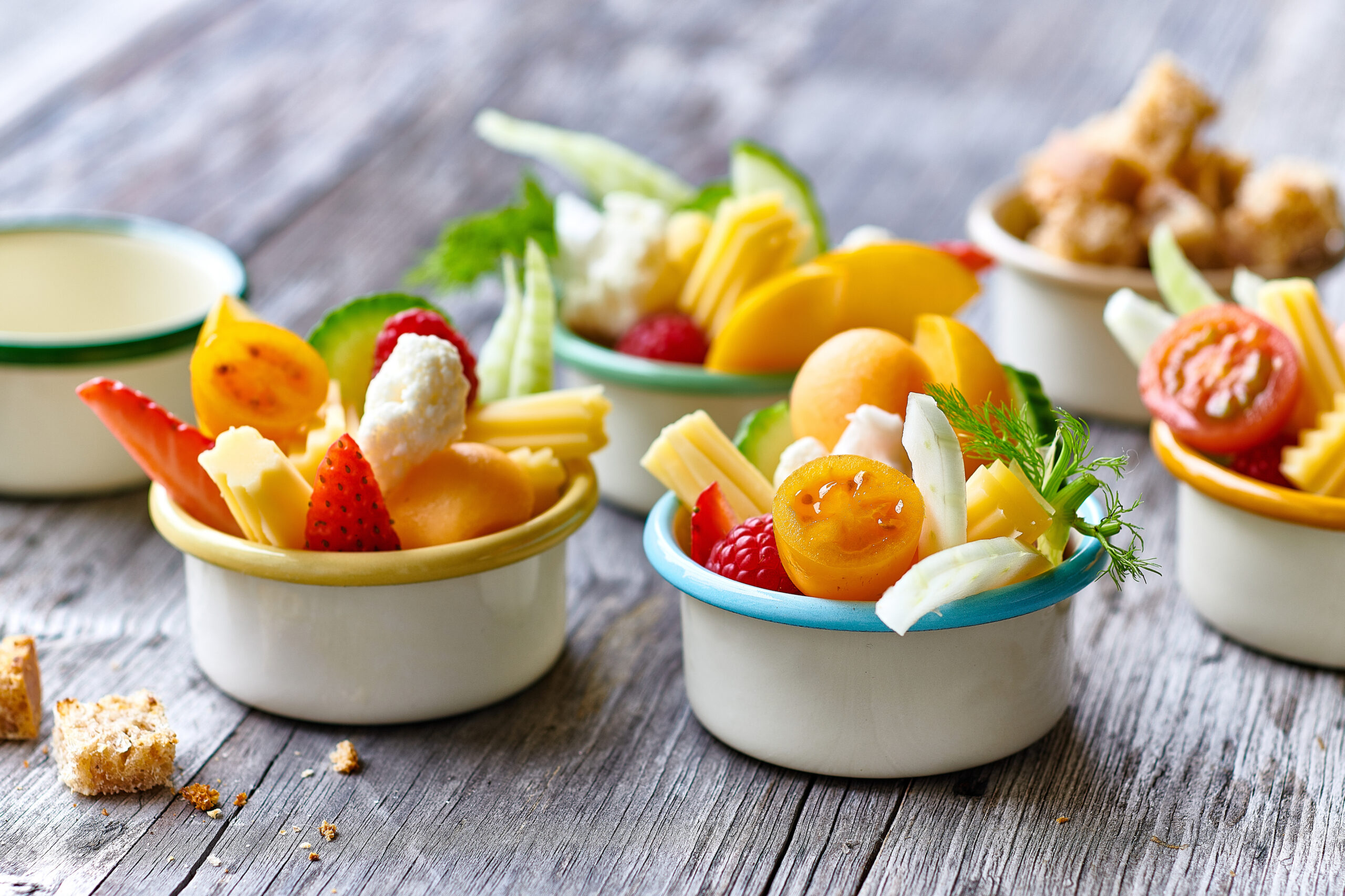 Petites coupelles du goûter