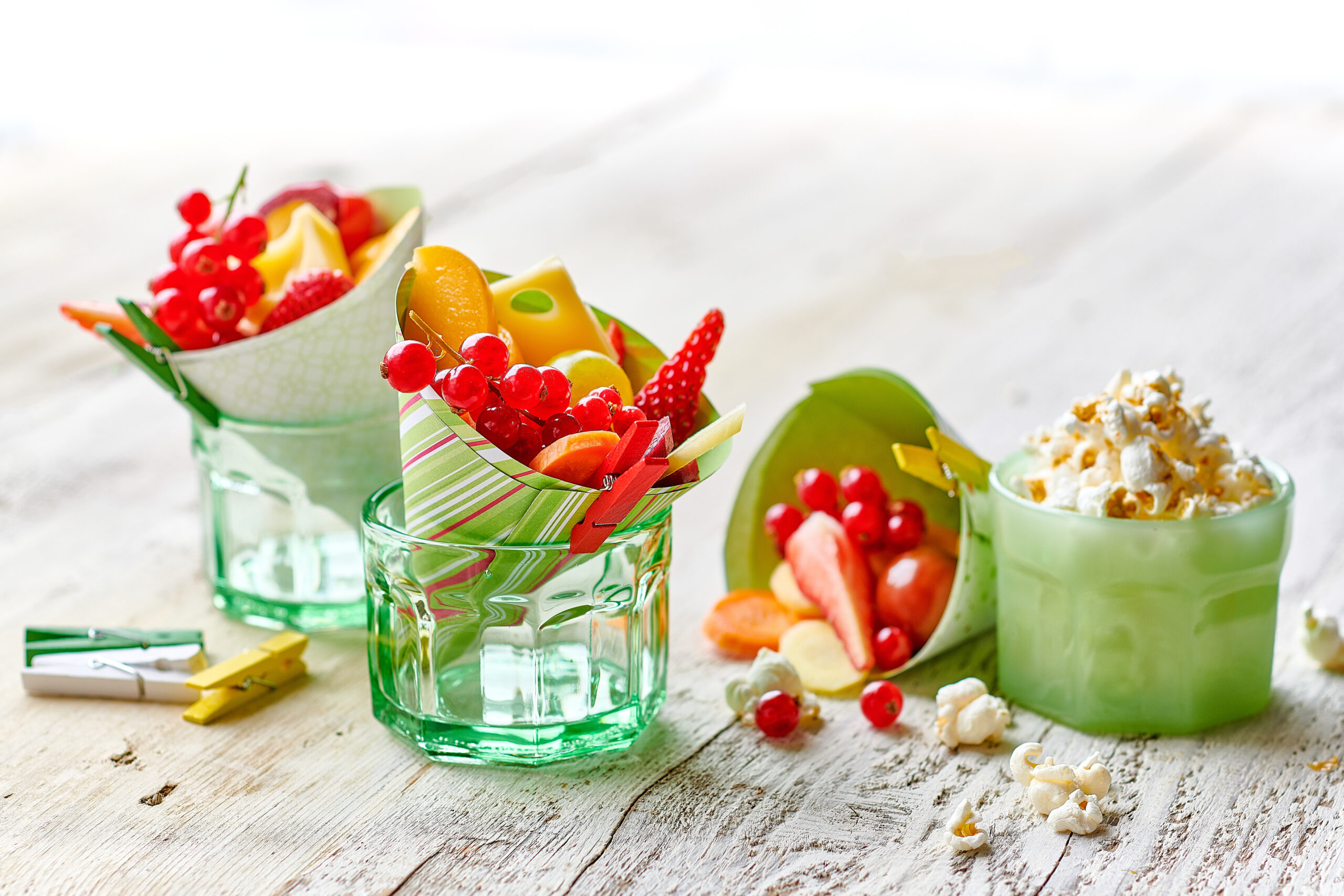 Mini-cornets du goûter