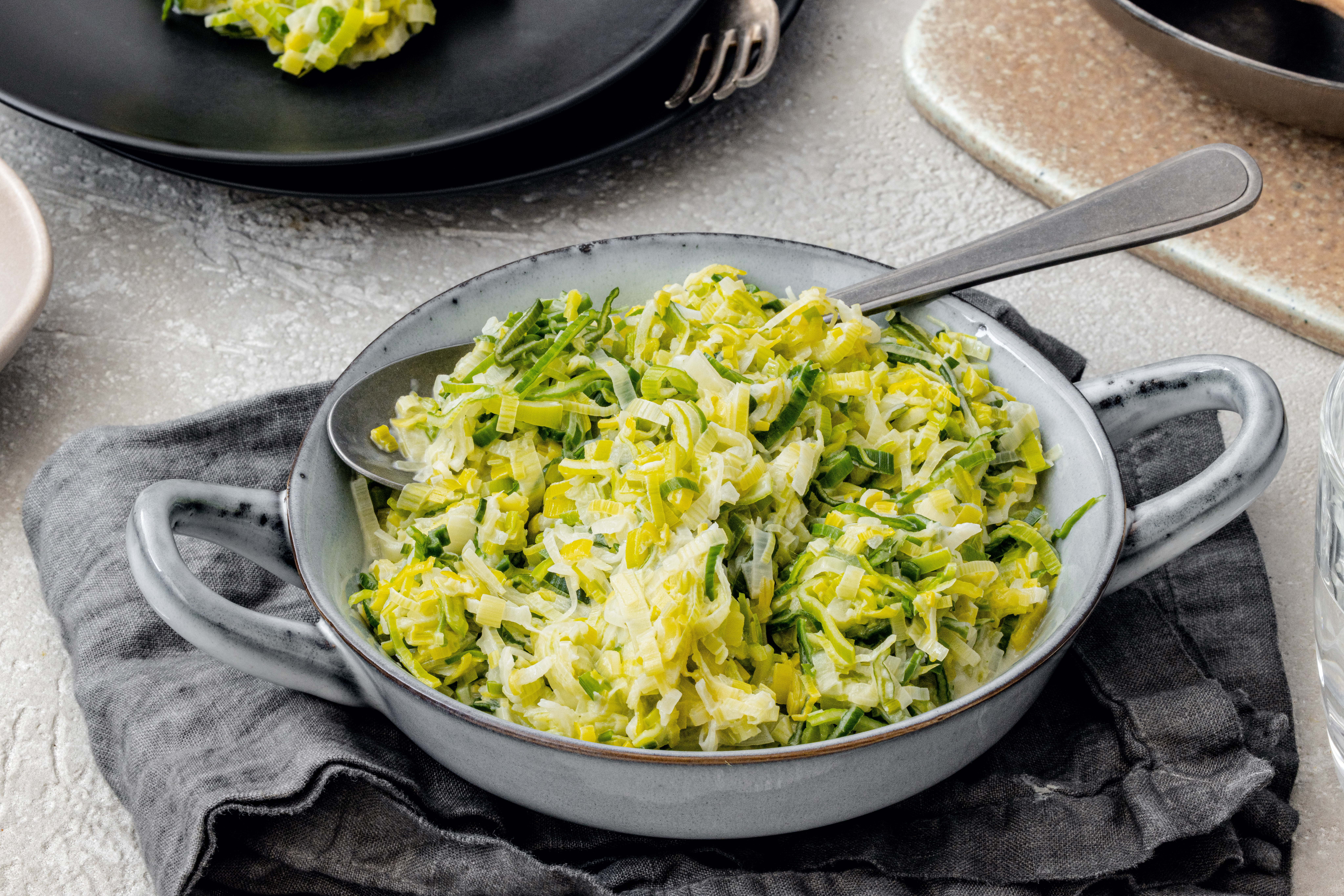 Poireaux à la crème