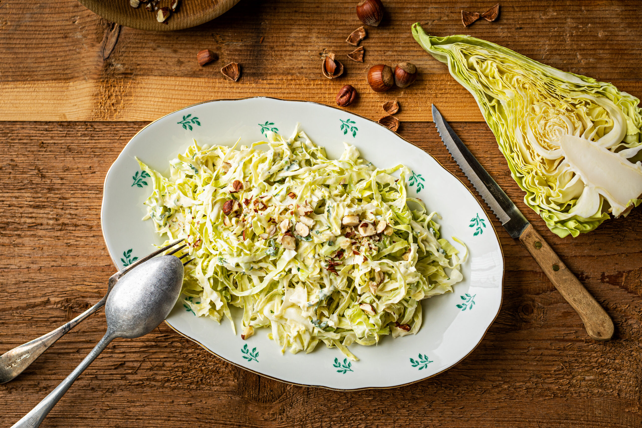 Recette Salade de chou pointu aux saveurs japonaises