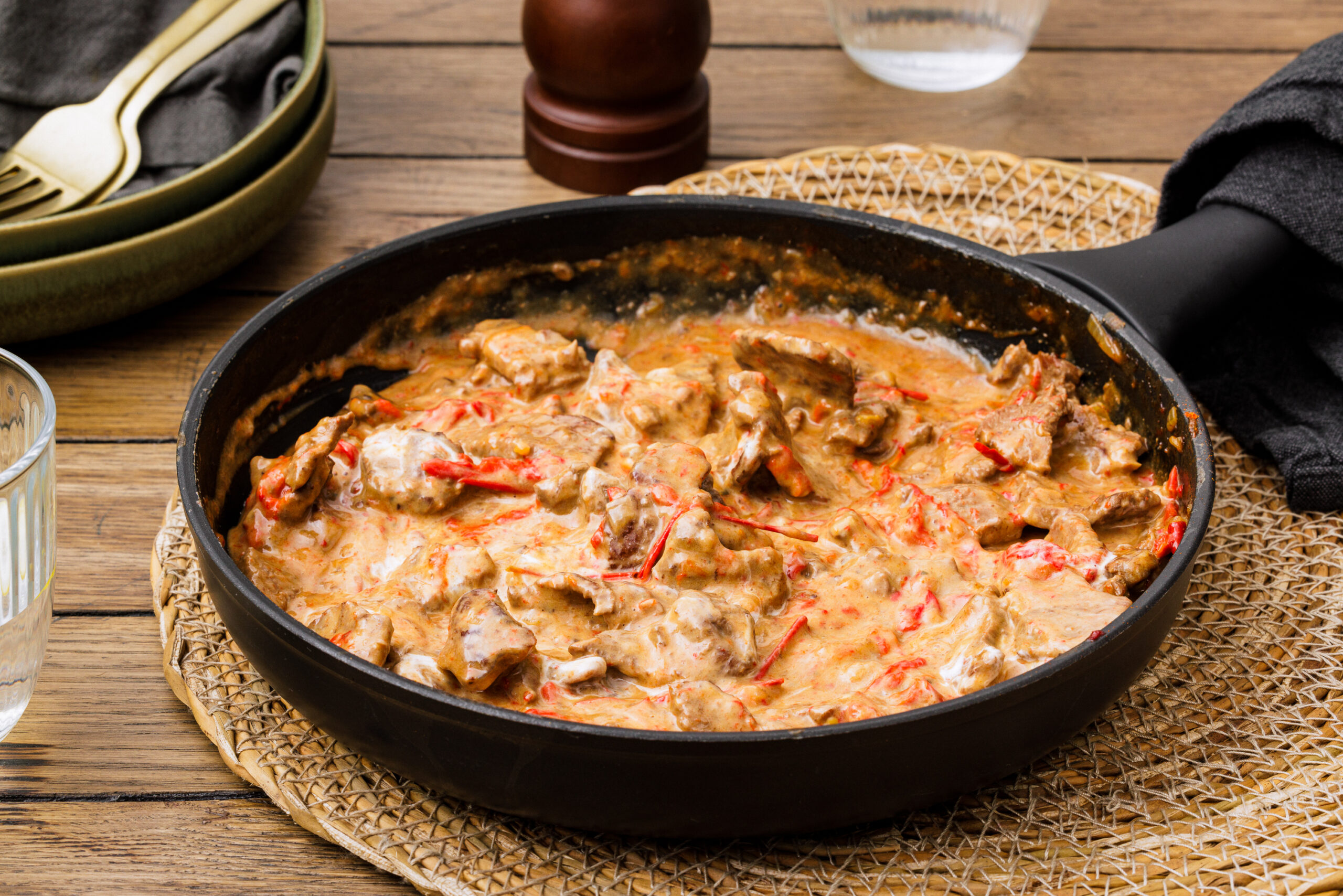 Schweinsgeschnetzeltes Stroganoff - Rezept | Swissmilk