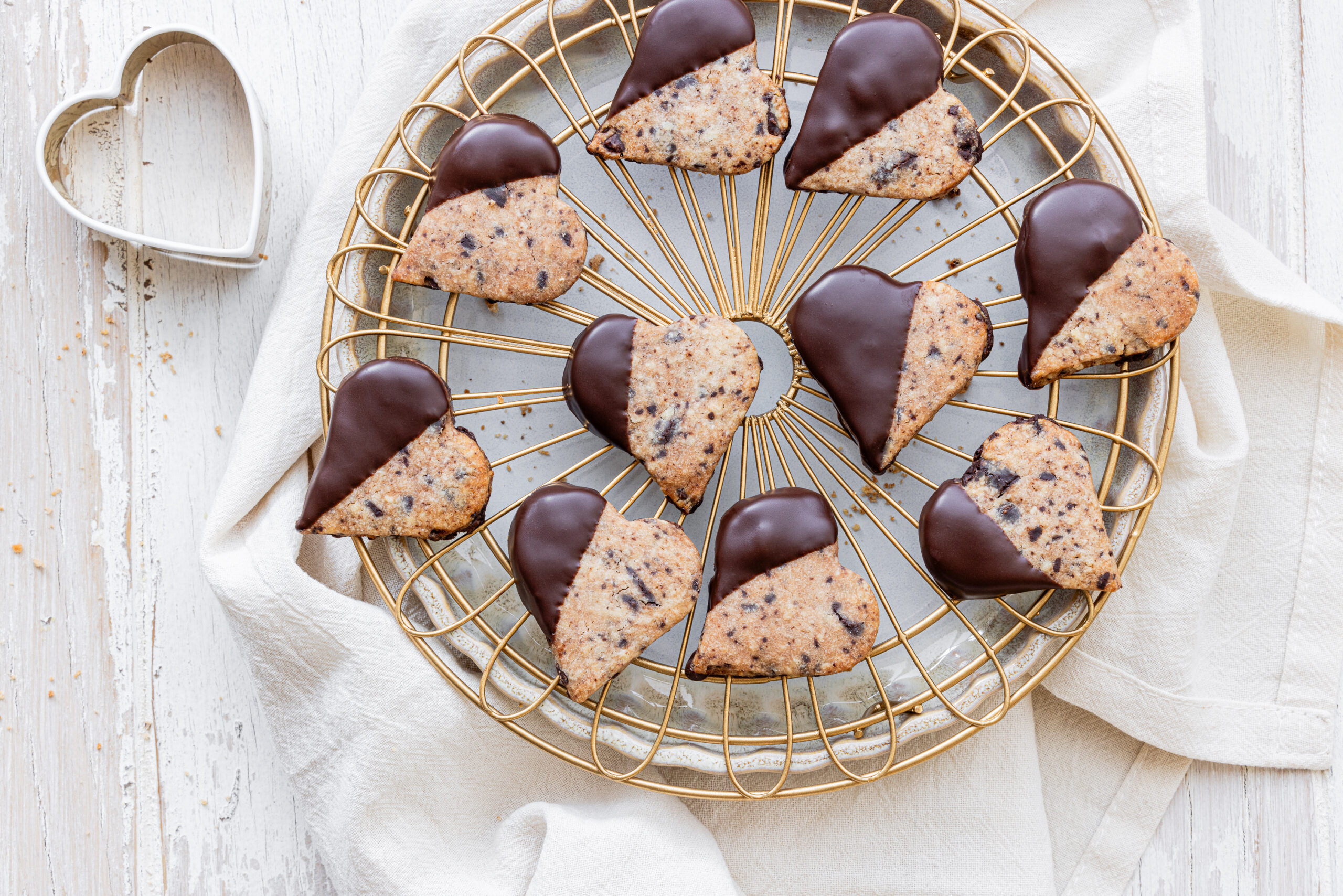 Cookies au chocolat rapé