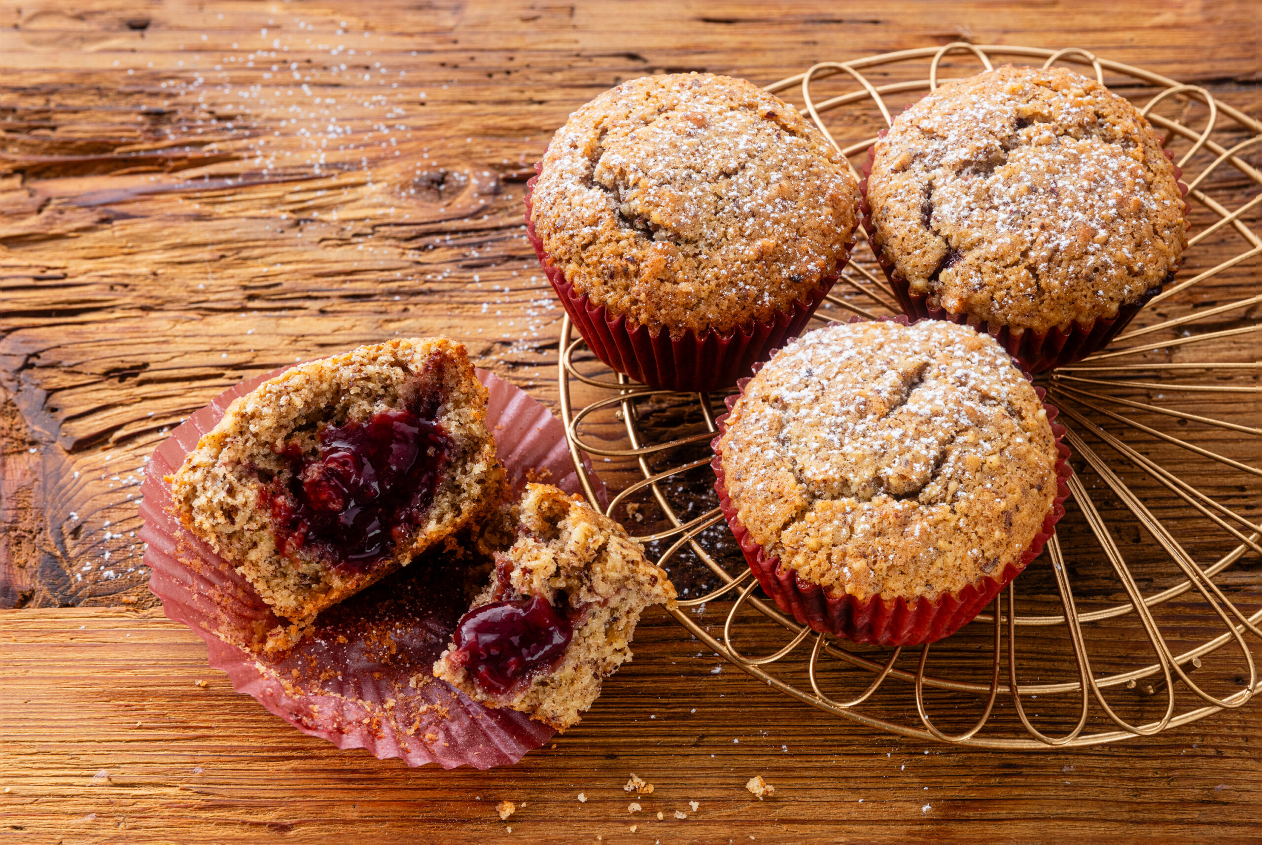 Linzer Muffins - Rezept | Swissmilk