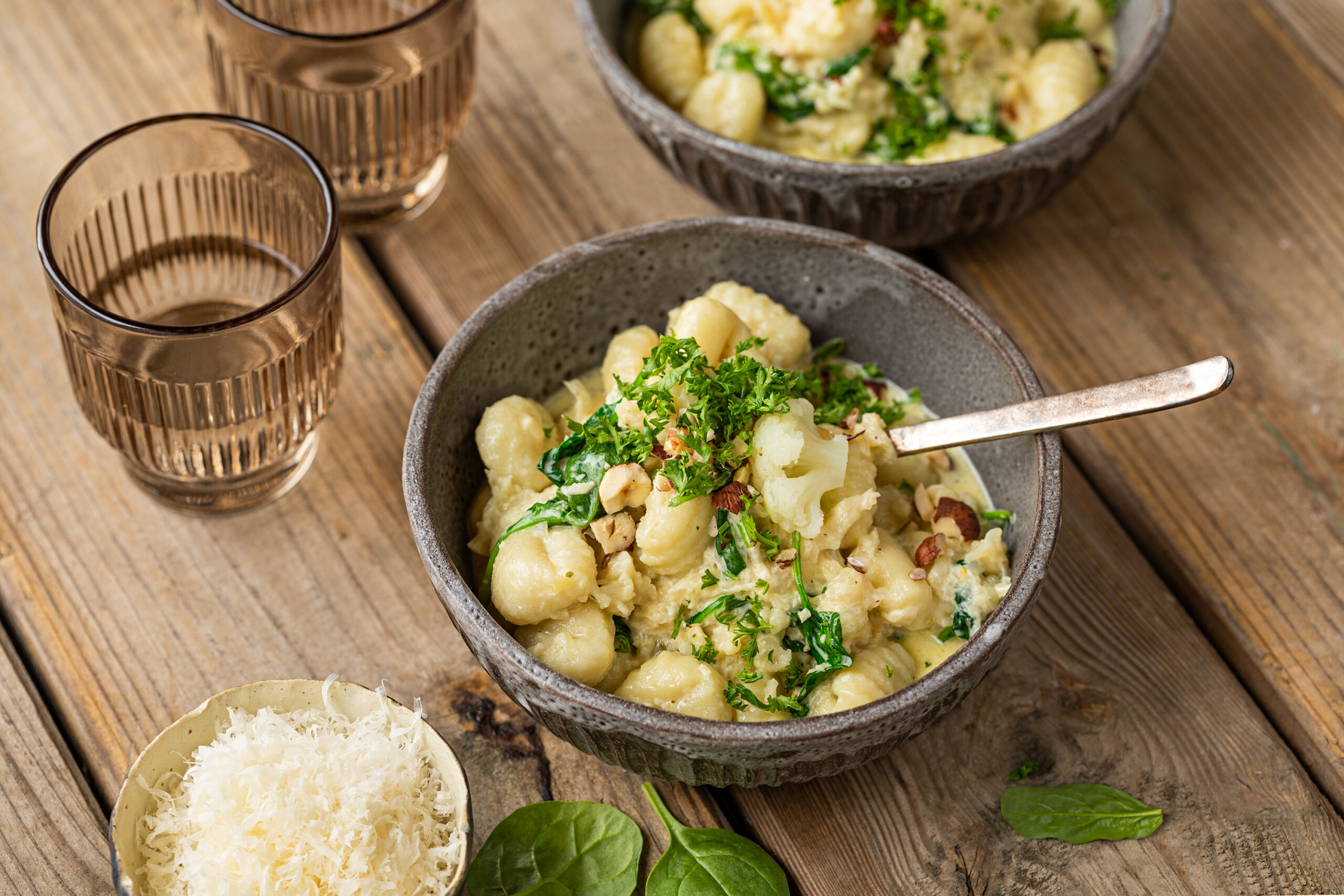 Panierter Blumenkohl aus dem Ofen mit Dip (Low Carb) - Rezept | Swissmilk