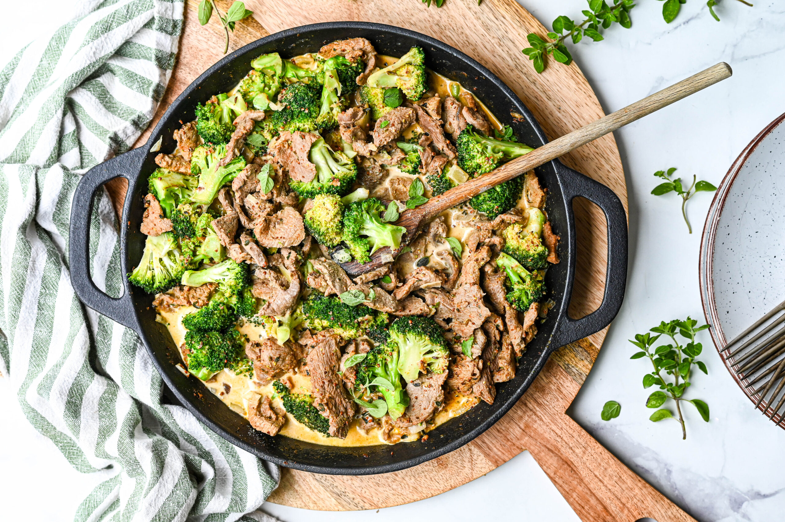 Émincé de bœuf aux brocolis