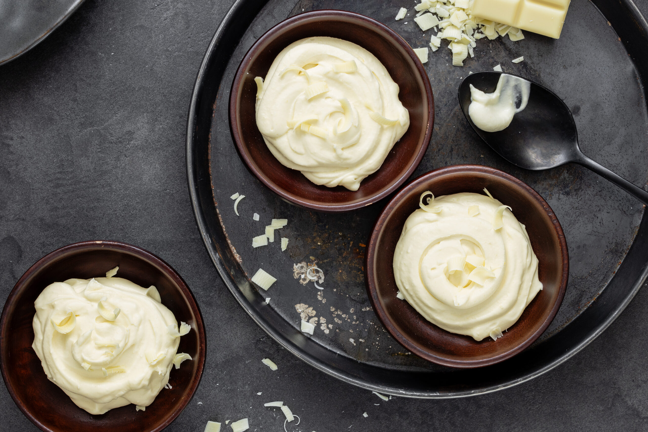 Weisse Schoggi-Mousse