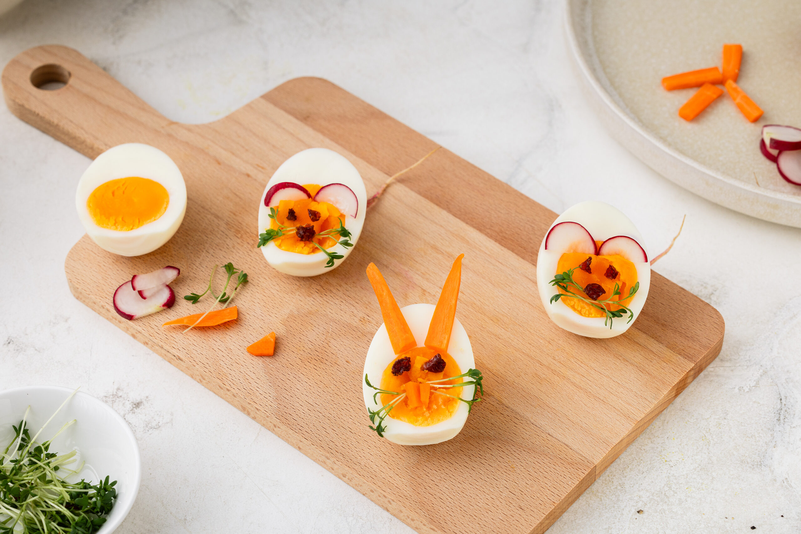 Eier-Häschen und -Mäuschen