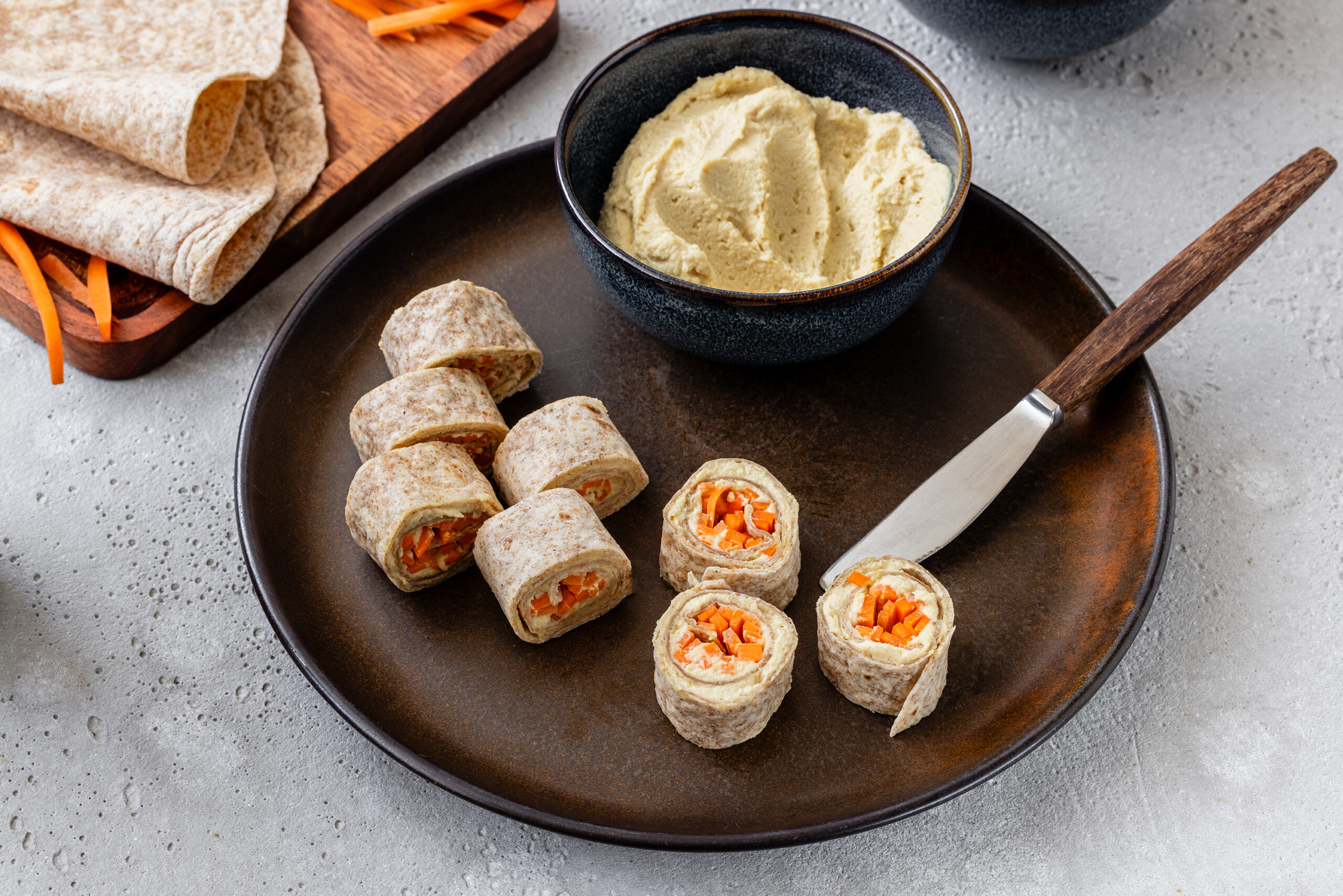 Rouleaux à la carotte