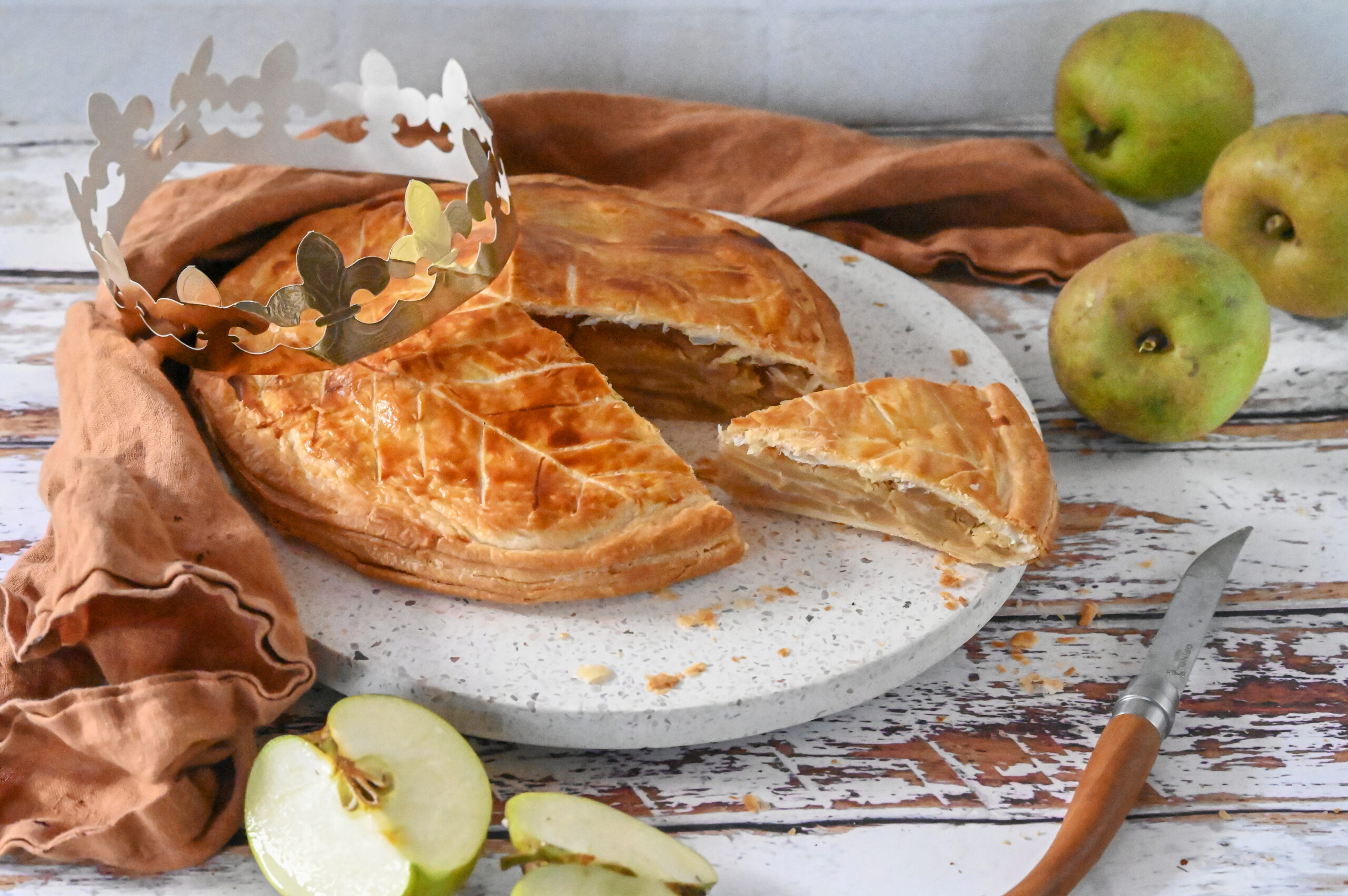 Galette des rois à la pomme