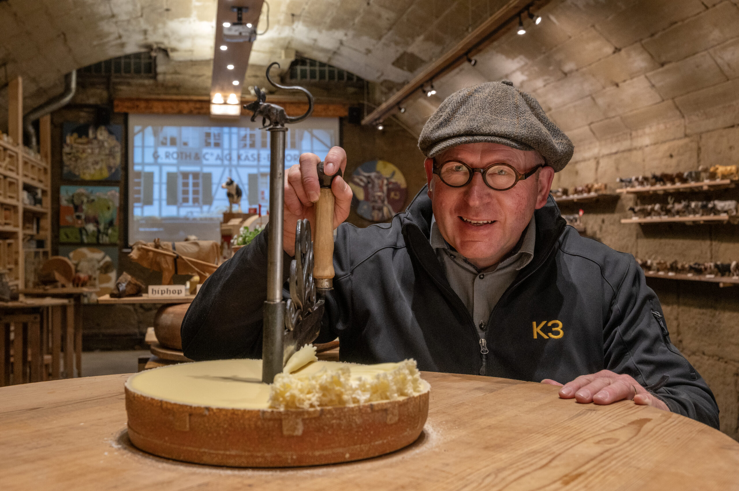 Véritable Géo Trouvetou, Beat Wampfler est aussi un grand amateur de fromage.