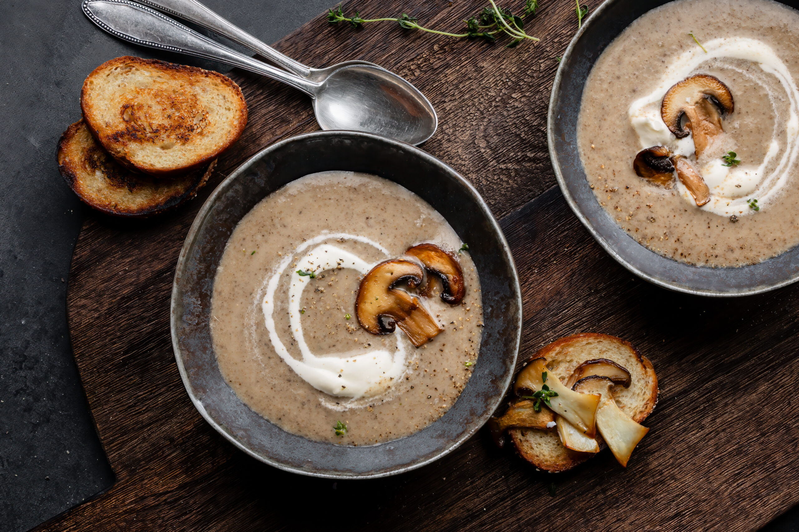 Soupe aux champignons 
