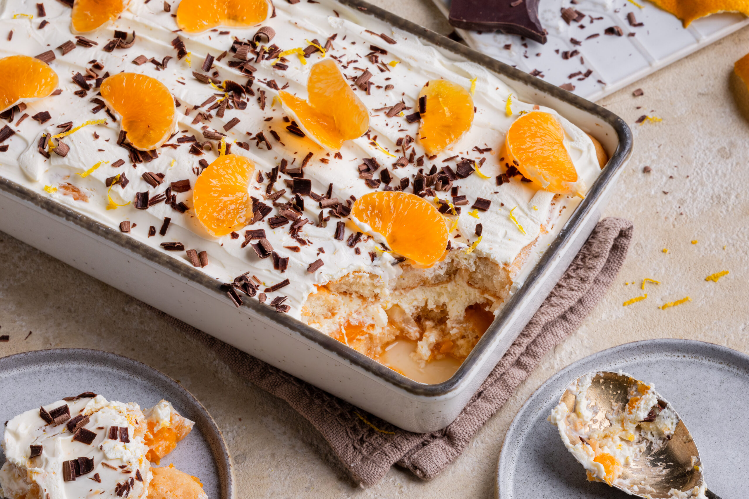 Tiramisu aux mandarines 