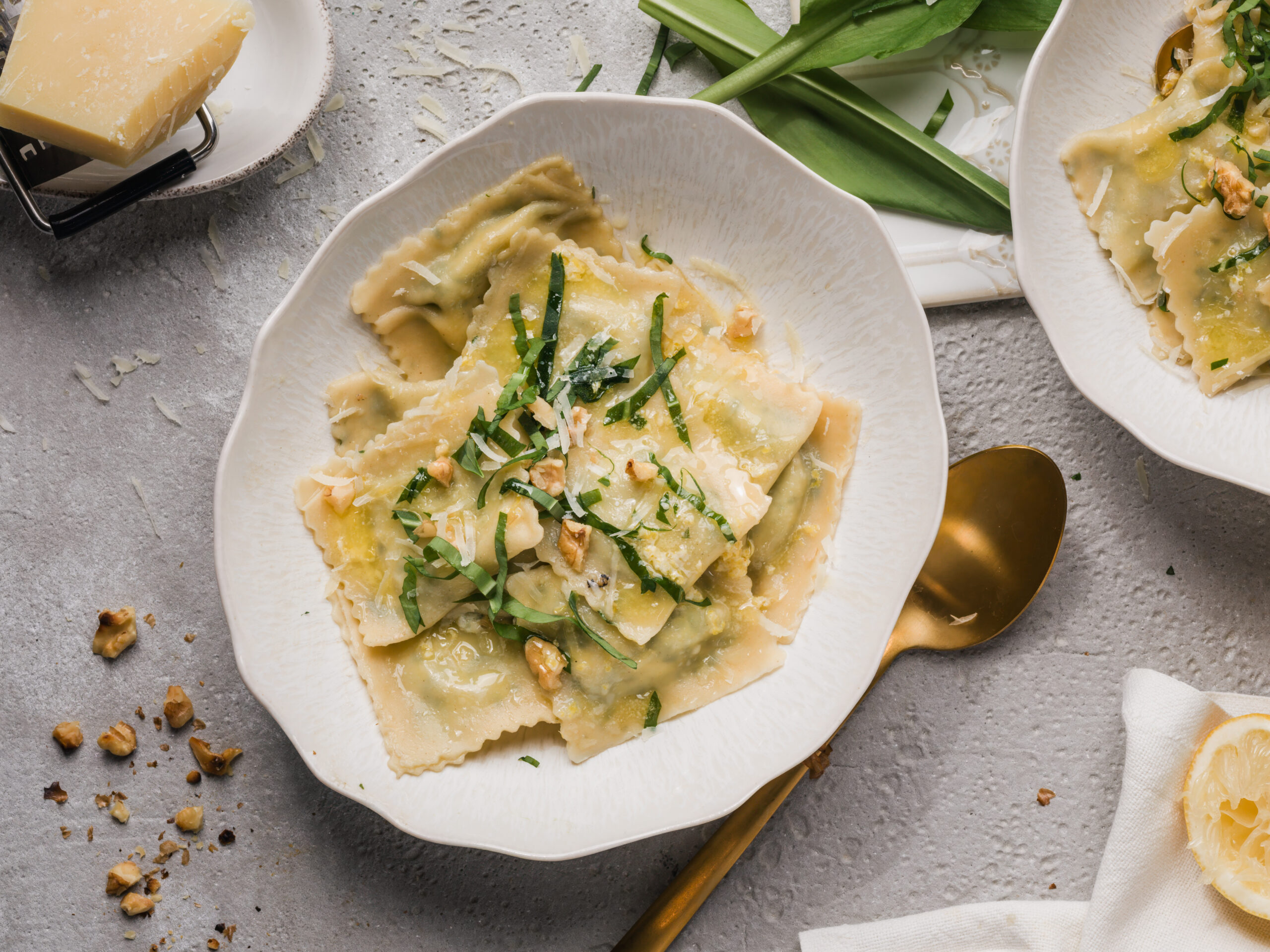 Bärlauch-Ravioli