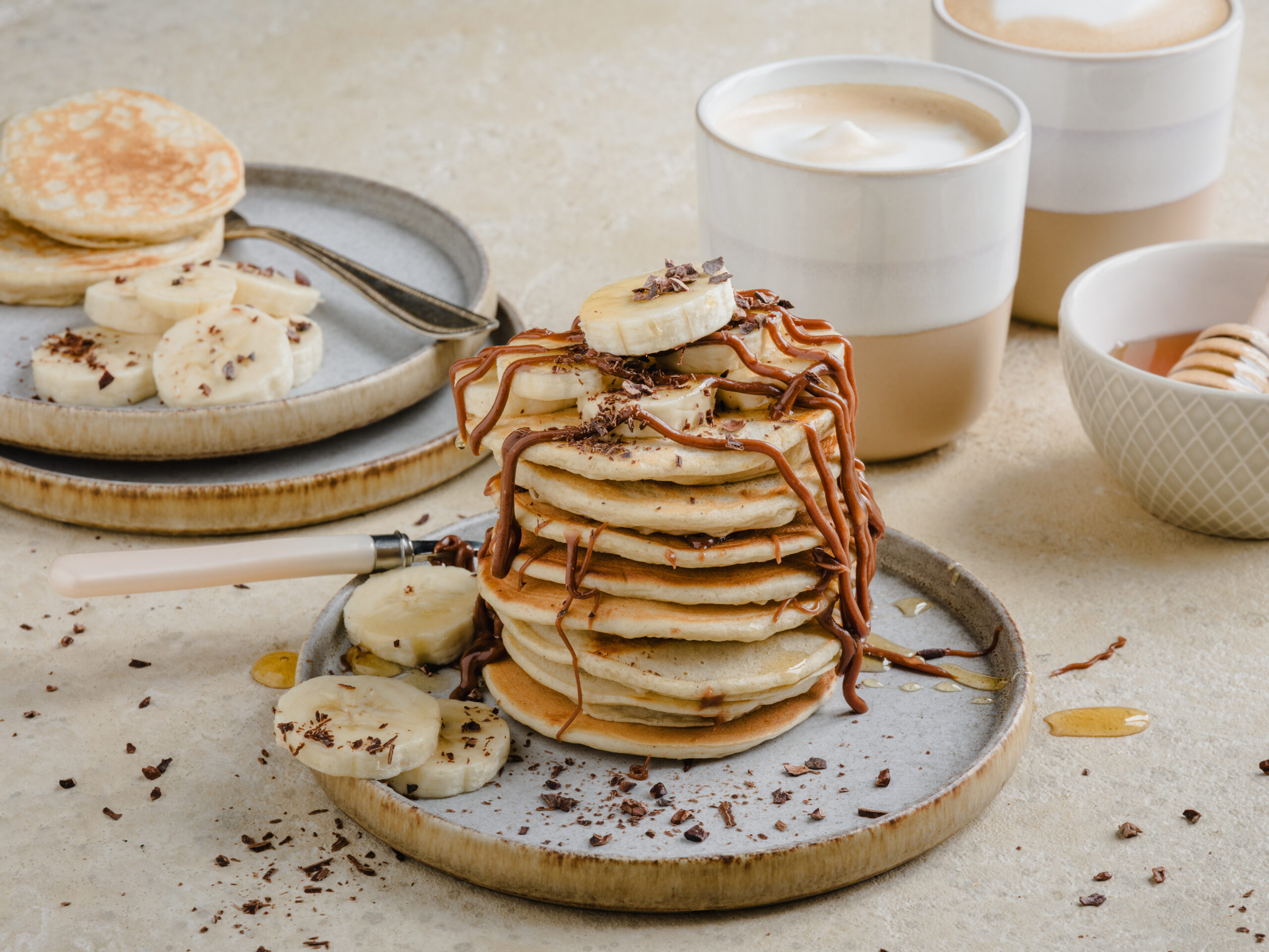 Bananen-Pancakes